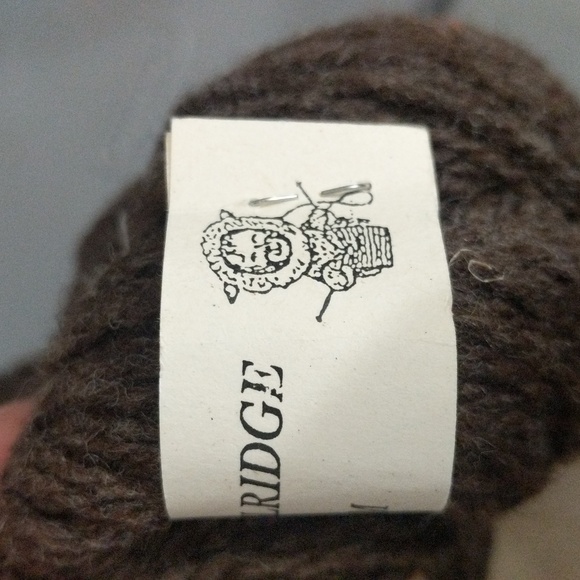 #46.NWT Lot of 3 Shelridge Farm 100% Merino Wool Yarn. Color: Brown - Picture 4 of 6